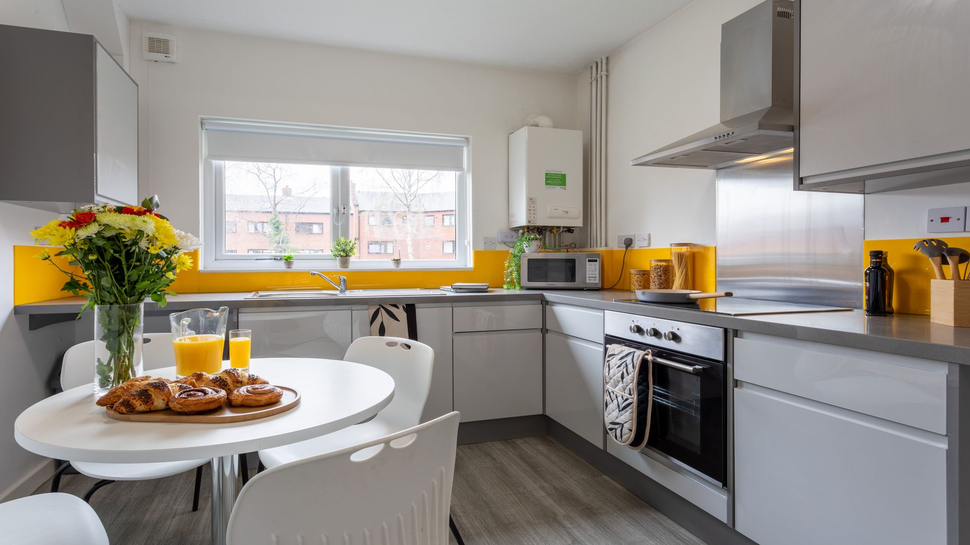 dwell student living cathedral campus liverpool non ensuite kitchen view