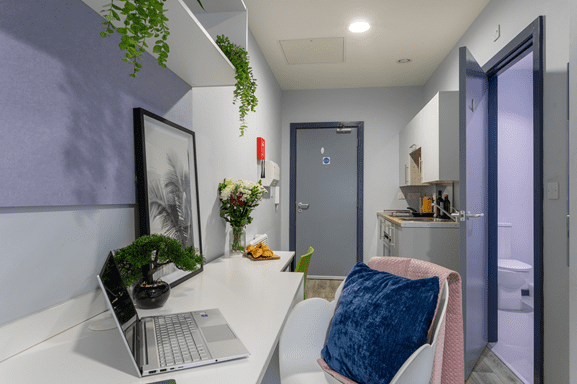 Dwell Student Living Bronze Studio Desk Space